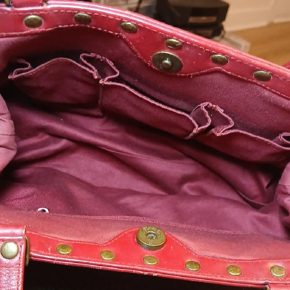 Isabella Fiore Patchwork Handbag | Beaded & Embroidered Boho Satchel - Picture 6 of 9